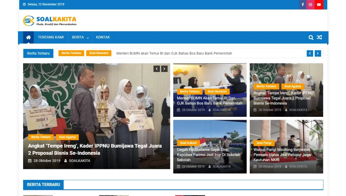 SOALKAKITA.com News Portal Website - WordPress Based Central Sulawesi Information Media - CODELEKTIV