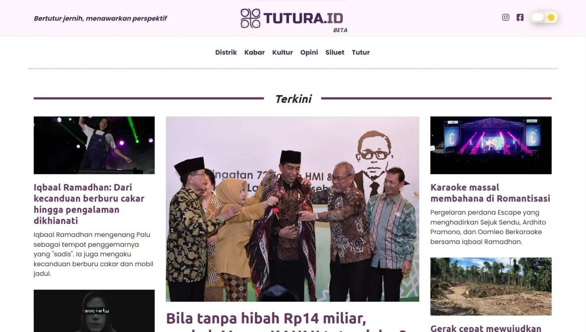 Portal Berita Online TUTURA.ID - Media Informasi Digital Sulawesi Tengah - CODELEKTIV